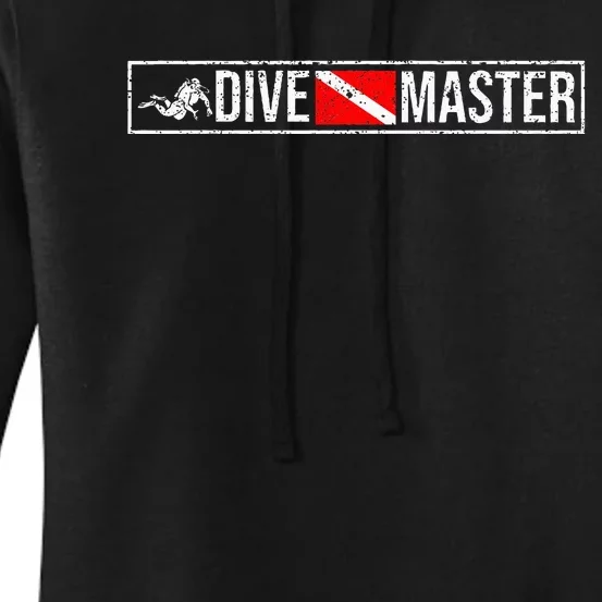 Dive Master Professional Divers Scuba Diving Flag Instructor Women's Pullover Hoodie