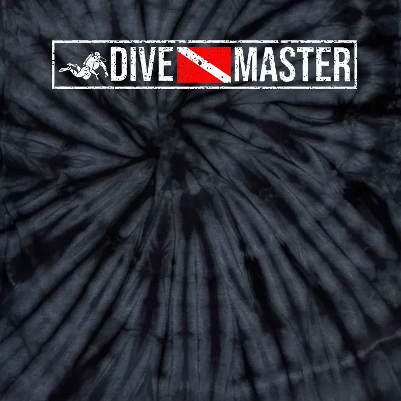 Dive Master Professional Divers Scuba Diving Flag Instructor Tie-Dye T-Shirt