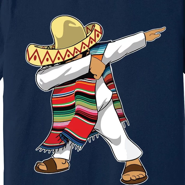 Dabbing Mexican Poncho Cinco De Mayo Sombrero Dab Premium T-Shirt