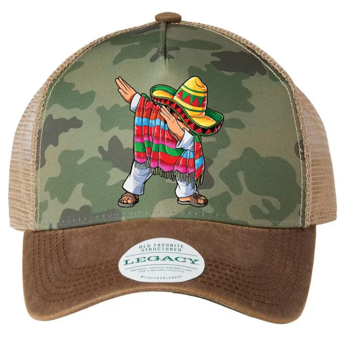 Dabbing Mexican Poncho Cinco De Mayo Legacy Tie Dye Trucker Hat