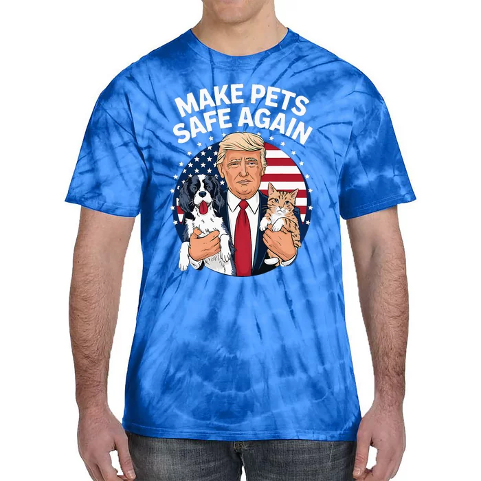 Debate Make Pets Safe Again Tie-Dye T-Shirt