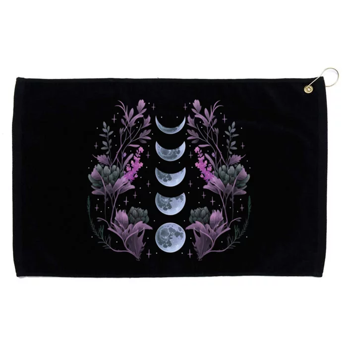 Dark Moon Phases Grommeted Golf Towel