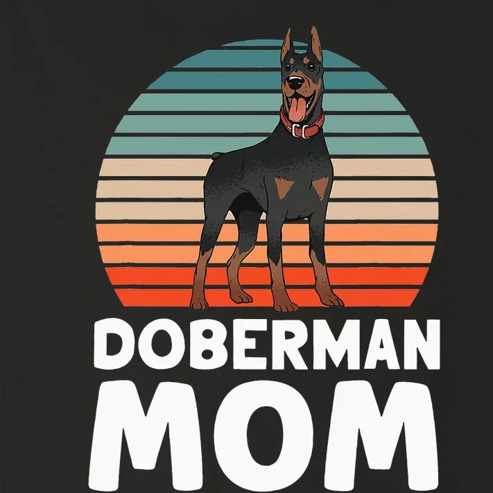 Doberman Mom Pinscher Dog Dobermans Cute Mother Toddler Long Sleeve Shirt