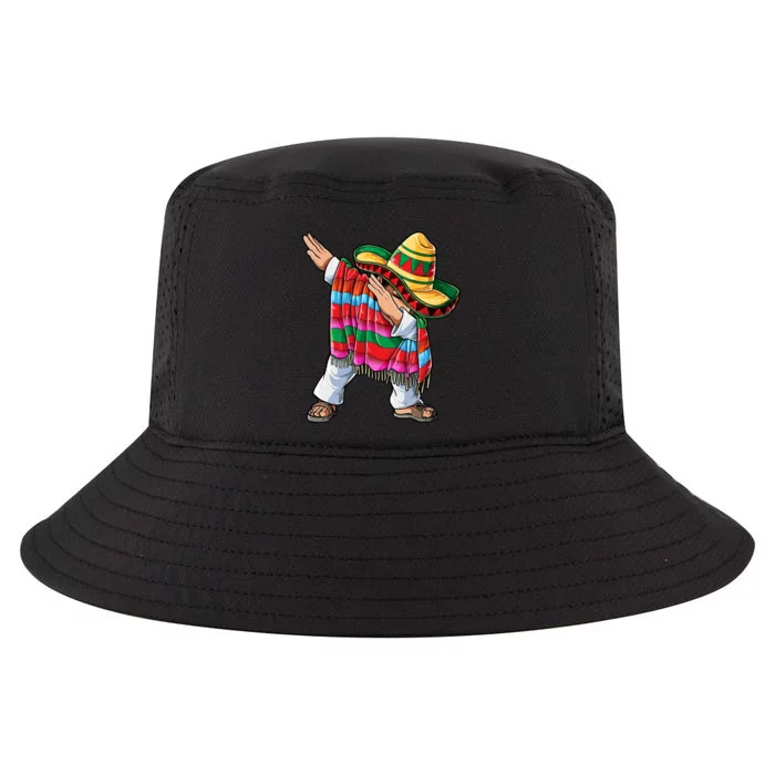 Dabbing Mexican Poncho Cinco De Mayo Boys Men Sombrero Dab Cool Comfort Performance Bucket Hat