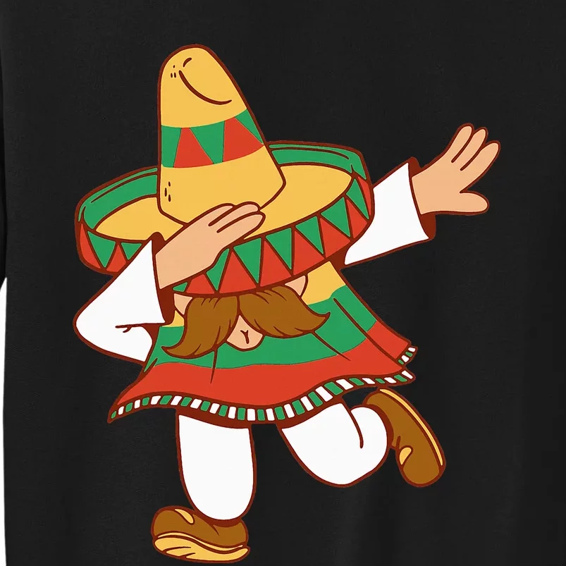 Dabbing Mexican Poncho Cinco de Mayo Dab Sombrero Sweatshirt