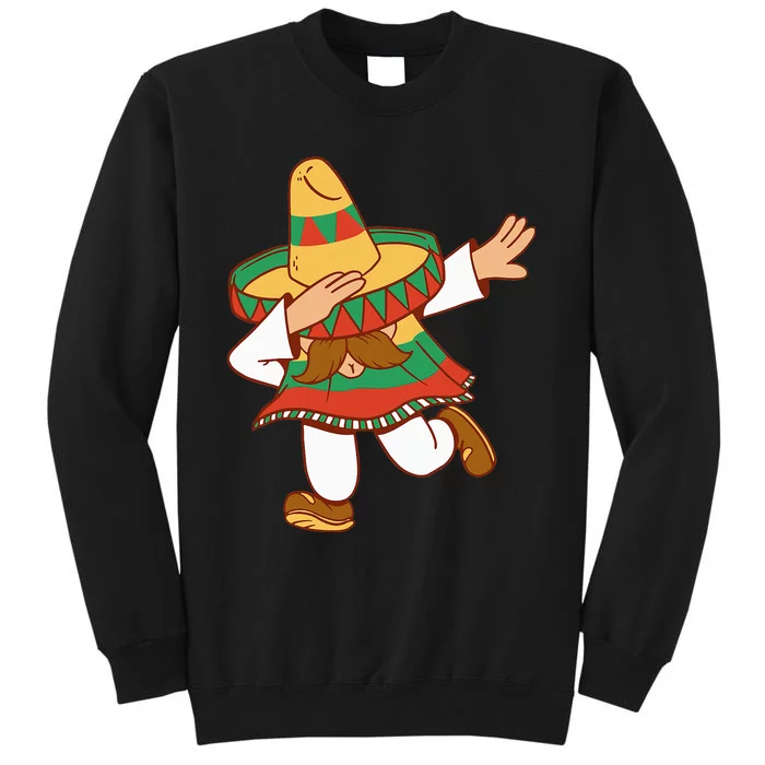 Dabbing Mexican Poncho Cinco de Mayo Dab Sombrero Sweatshirt