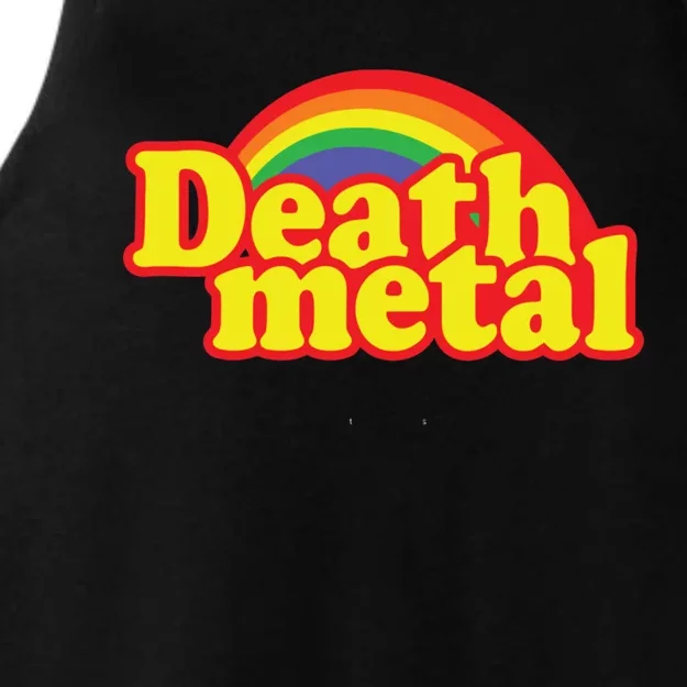 Death Metal Parody Ladies Tri-Blend Wicking Tank