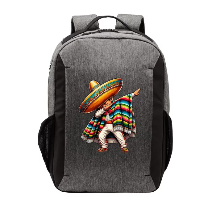 Dabbing Mexican Poncho Cinco De Mayo Vector Backpack