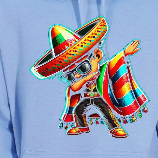 Dabbing Mexican Poncho Cinco De Mayo Unisex Surf Hoodie