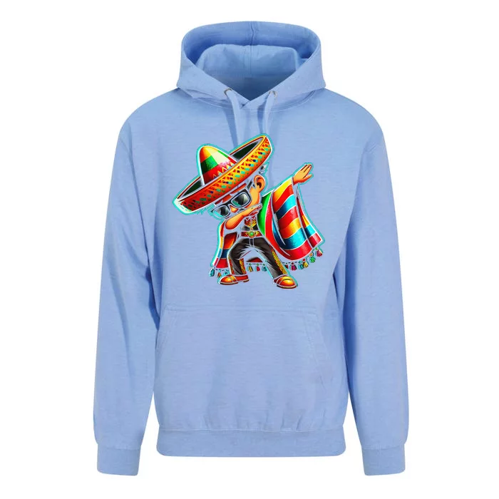 Dabbing Mexican Poncho Cinco De Mayo Unisex Surf Hoodie