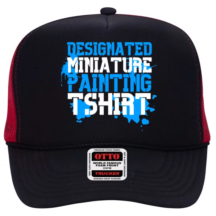 Designated Miniature Painting High Crown Mesh Trucker Hat