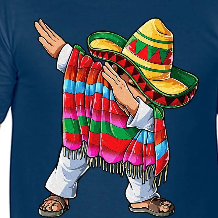 Dabbing Mexican Poncho Cinco De Mayo Sombrero Dab Comfort Colors T-Shirt