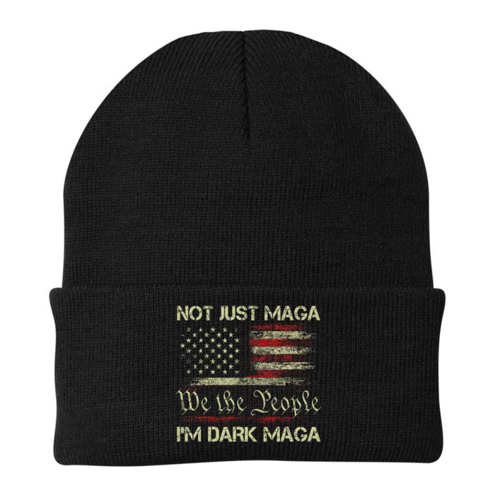 Dark Maga Patriotic Trump Republicans Conservatives Knit Cap Winter Beanie