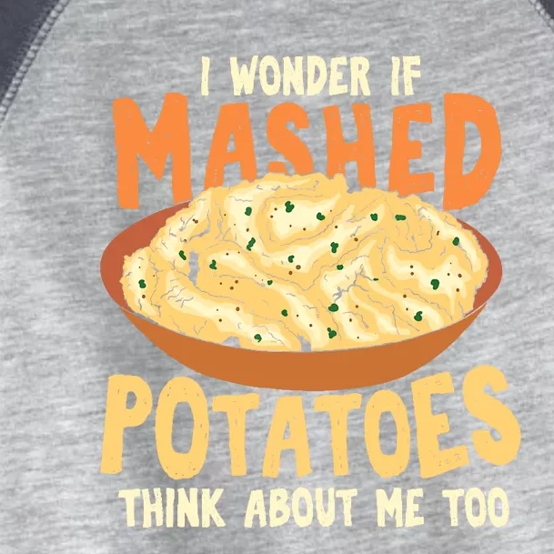 Do Mashed Potatoes Think About Me? Potato Toddler Fine Jersey T-Shirt