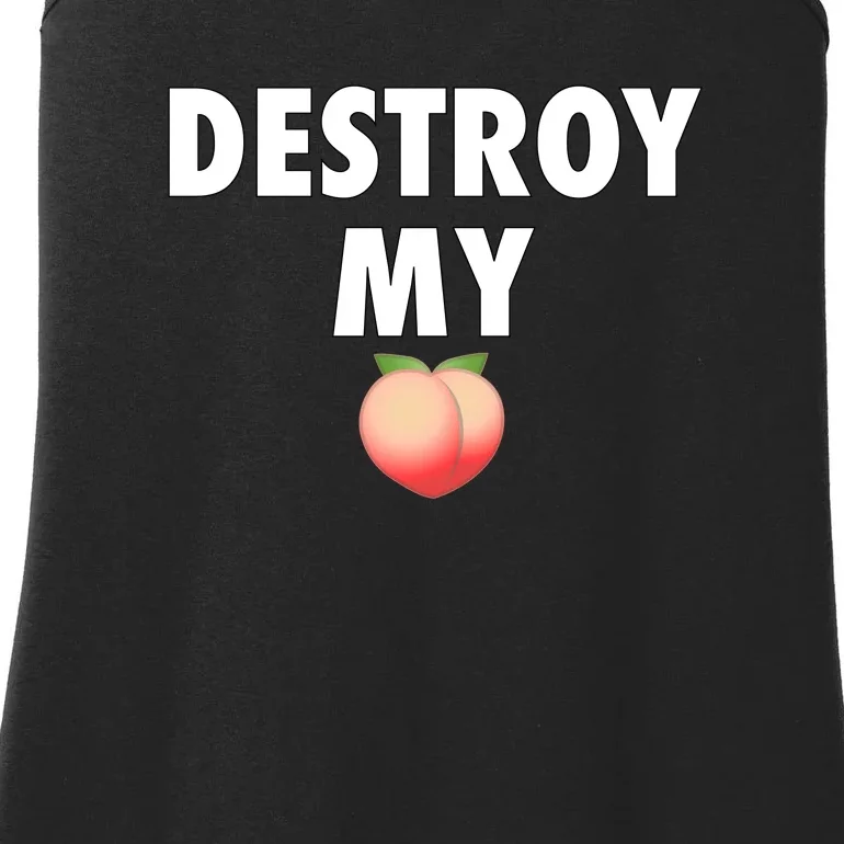 Destroy My Peach Ladies Essential Tank