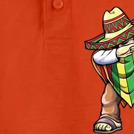 Dabbing Mexican Poncho Cinco De Mayo Dry Zone Grid Performance Polo