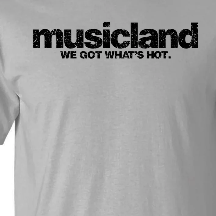 Defunct Musicland Rustic Style Tall T-Shirt