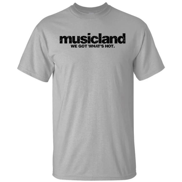 Defunct Musicland Rustic Style Tall T-Shirt