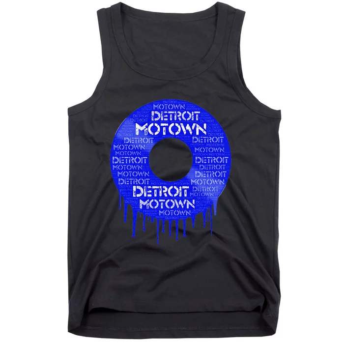 Detroit Motown Record Motown Record Tank Top