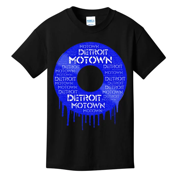 Detroit Motown Record Motown Record Kids T-Shirt