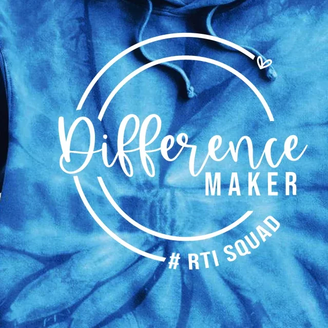 Difference Maker Rti Squad Tie Dye Hoodie