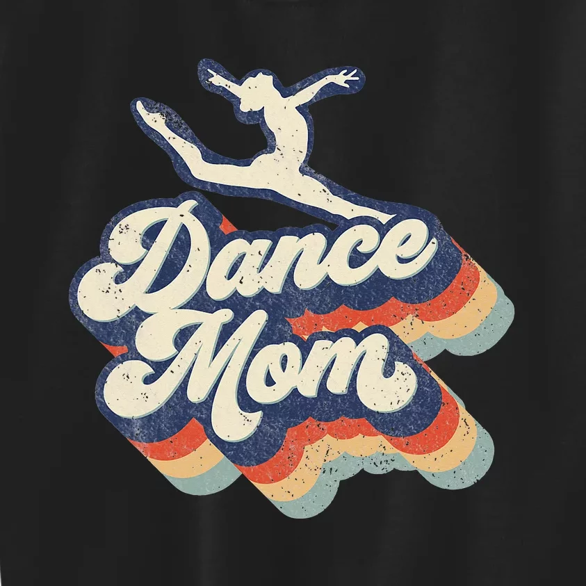 Dance Mom Retro Sunset Dance Mom Life Mother's Day Kids Sweatshirt