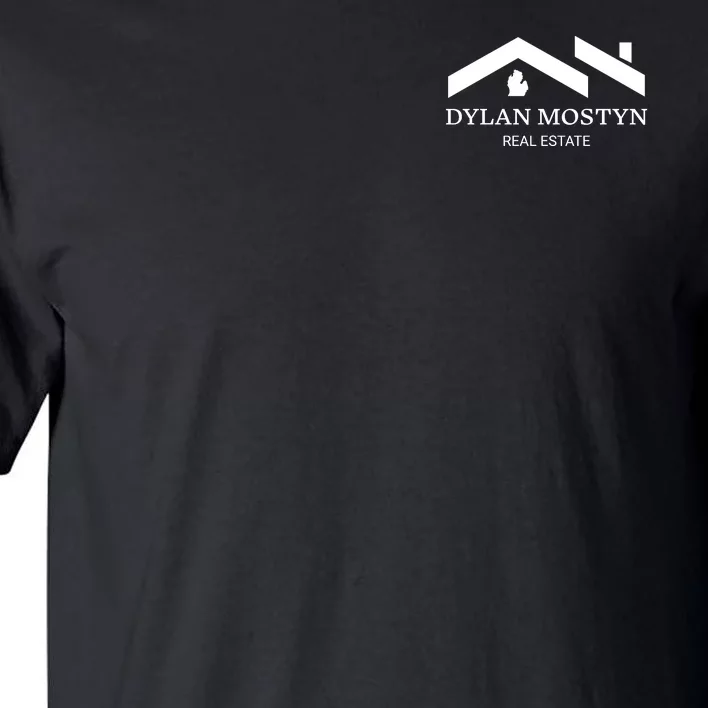 Dylan Mostyn Real Estate Black & White Logo Front & Back Tall T-Shirt