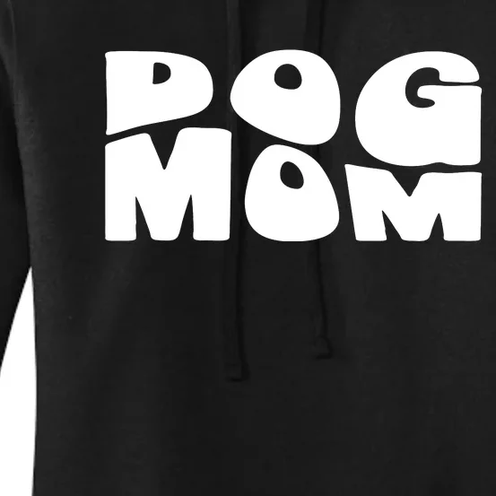 Dog Mom Retro Groovy Funny Pod Women's Pullover Hoodie