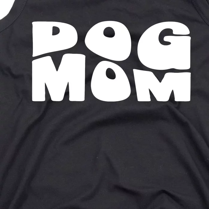 Dog Mom Retro Groovy Funny Pod Tank Top