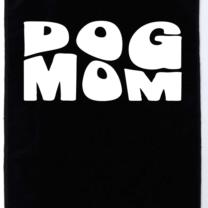 Dog Mom Retro Groovy Funny Pod Platinum Collection Golf Towel