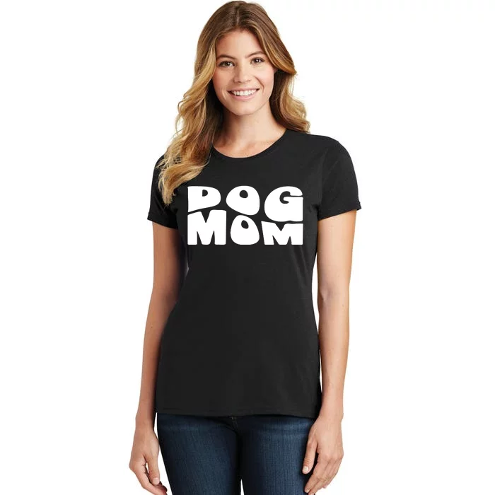 Dog Mom Retro Groovy Funny Pod Women's T-Shirt