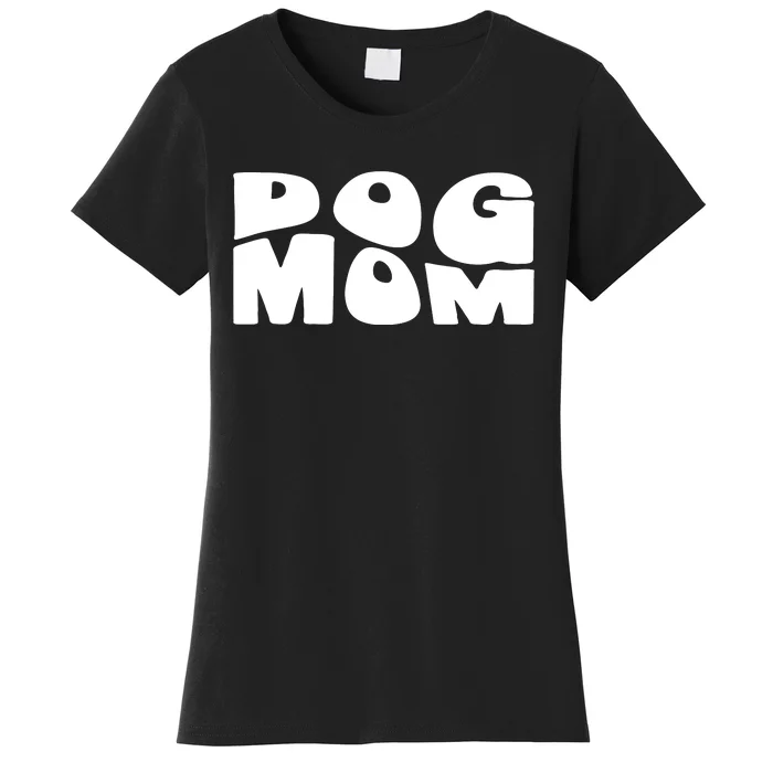 Dog Mom Retro Groovy Funny Pod Women's T-Shirt