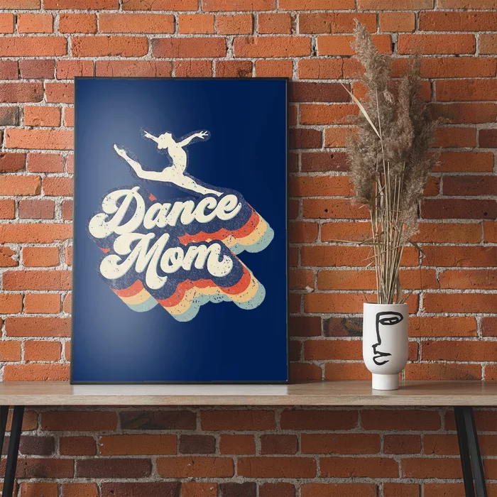 Dance Mom Retro Sunset Dance Mom Life Christmas Mother's Day Poster