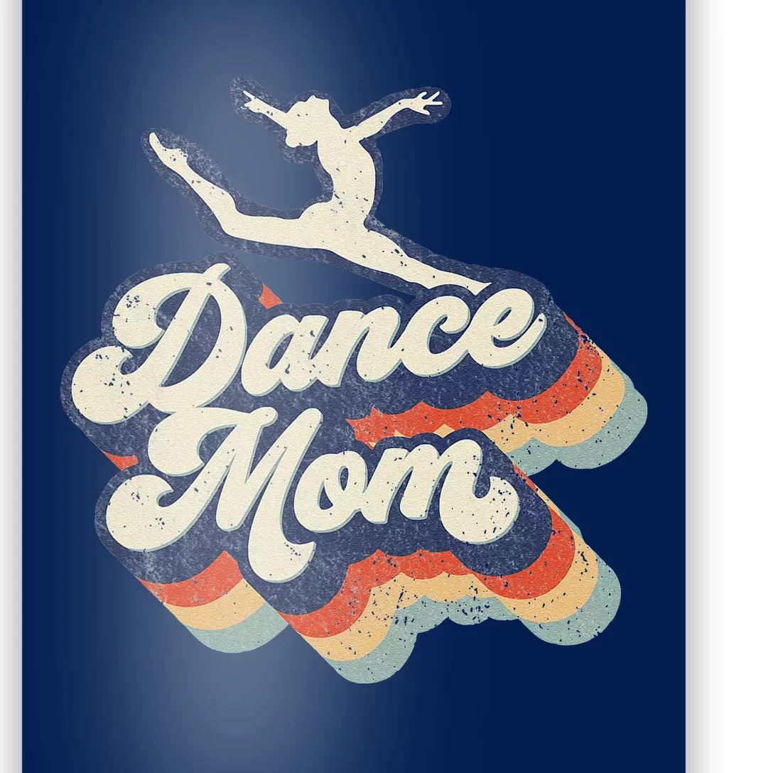 Dance Mom Retro Sunset Dance Mom Life Christmas Mother's Day Poster