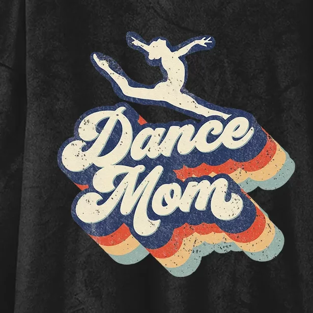 Dance Mom Retro Sunset Dance Mom Life Christmas Mothers Day Hooded Wearable Blanket