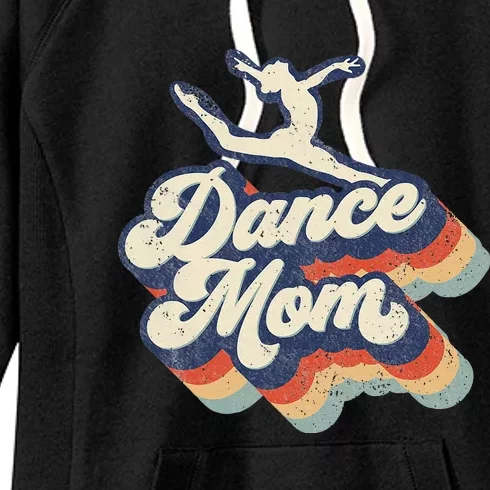 Dance Mom Retro Sunset Dance Mom Life Christmas Mothers Day Women's Fleece Hoodie