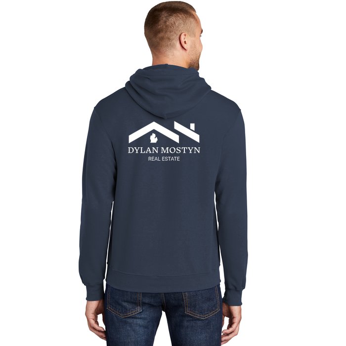 Dylan Mostyn Real Estate Black & White Logo Front & Back Hoodie