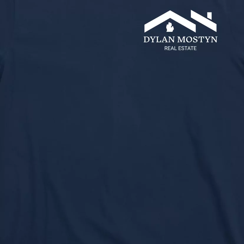 Dylan Mostyn Real Estate Black & White Logo Front & Back T-Shirt