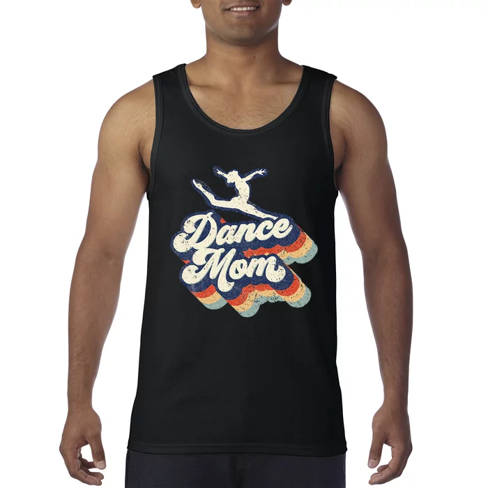 Dance Mom Retro Sunset Dance Mom Life Christmas Mothers Day Tank Top