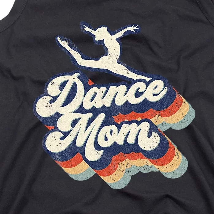 Dance Mom Retro Sunset Dance Mom Life Christmas Mothers Day Tank Top