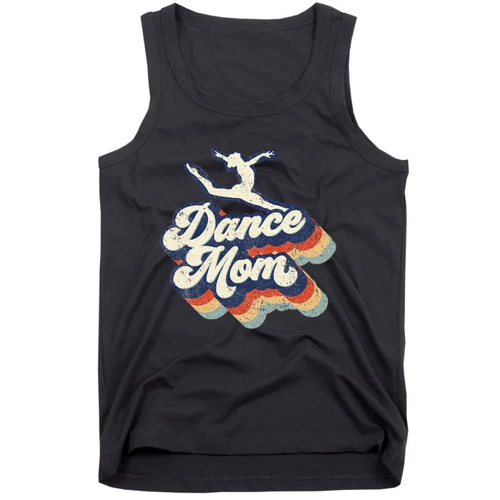 Dance Mom Retro Sunset Dance Mom Life Christmas Mothers Day Tank Top