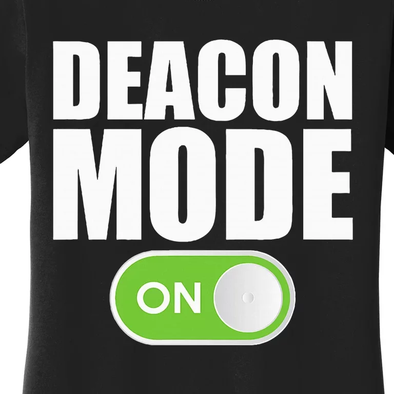 Deacon Mode Religious Christian Minister Catholic Church Women's T-Shirt