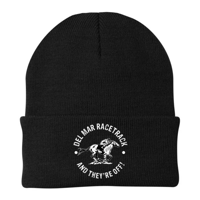 Del Mar Racetrack Horse Racing Racer Fan Equestrian Ca Derby Knit Cap Winter Beanie