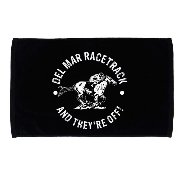 Del Mar Racetrack Horse Racing Racer Fan Equestrian Ca Derby Microfiber Hand Towel