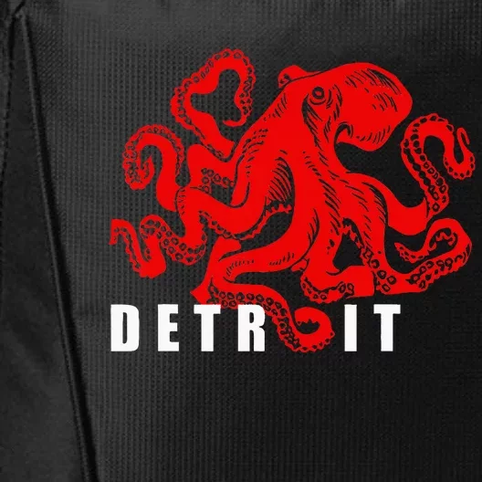 Detroit Michigan Souvenir Octopus Kraken Detroit City Backpack