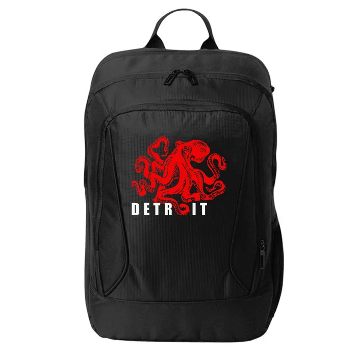 Detroit Michigan Souvenir Octopus Kraken Detroit City Backpack