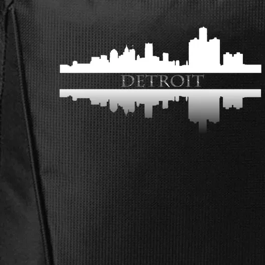 Detroit Mirrored Skyline City Backpack