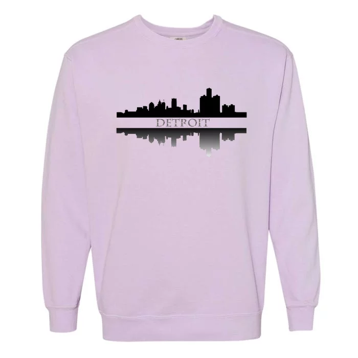 Detroit Mirrored Skyline Garment-Dyed Sweatshirt