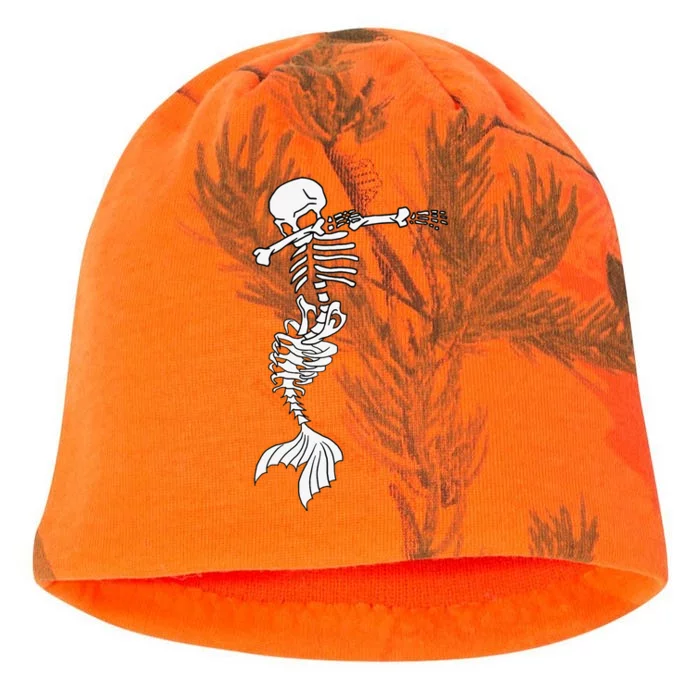 Dabbing Mermaid Skeleton Halloween Creepy Dab Spooky Kati - Camo Knit Beanie