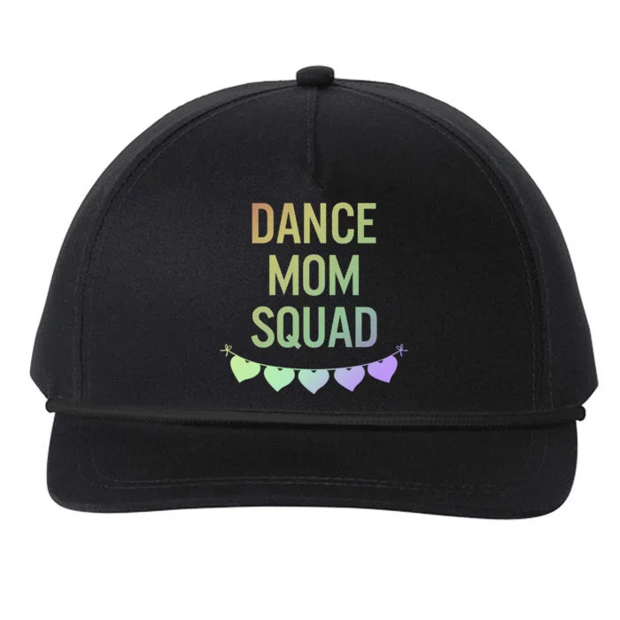 Dance Mom Squad Dancer Mama Mommy Mom Life Mothers Day Gift Snapback Five-Panel Rope Hat